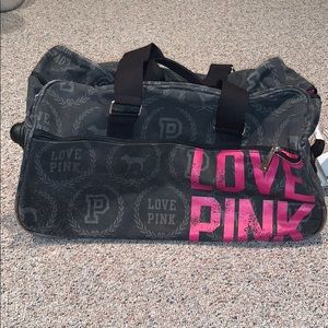 Victoria’s Secret PINK duffle bag on wheels
